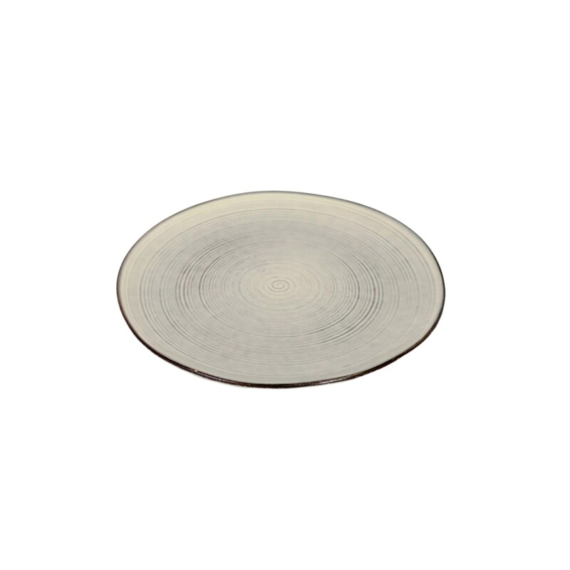 PLATO PLAYO CERAMICA GRIS COMB 26.5CM Unica