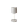 Lampara de mesa recargable con led integrado 9.7x23.5 cm - Blanca Lampara De Mesa Recargable Con Led Integrado 9.7x23.5 Cm - Blanca