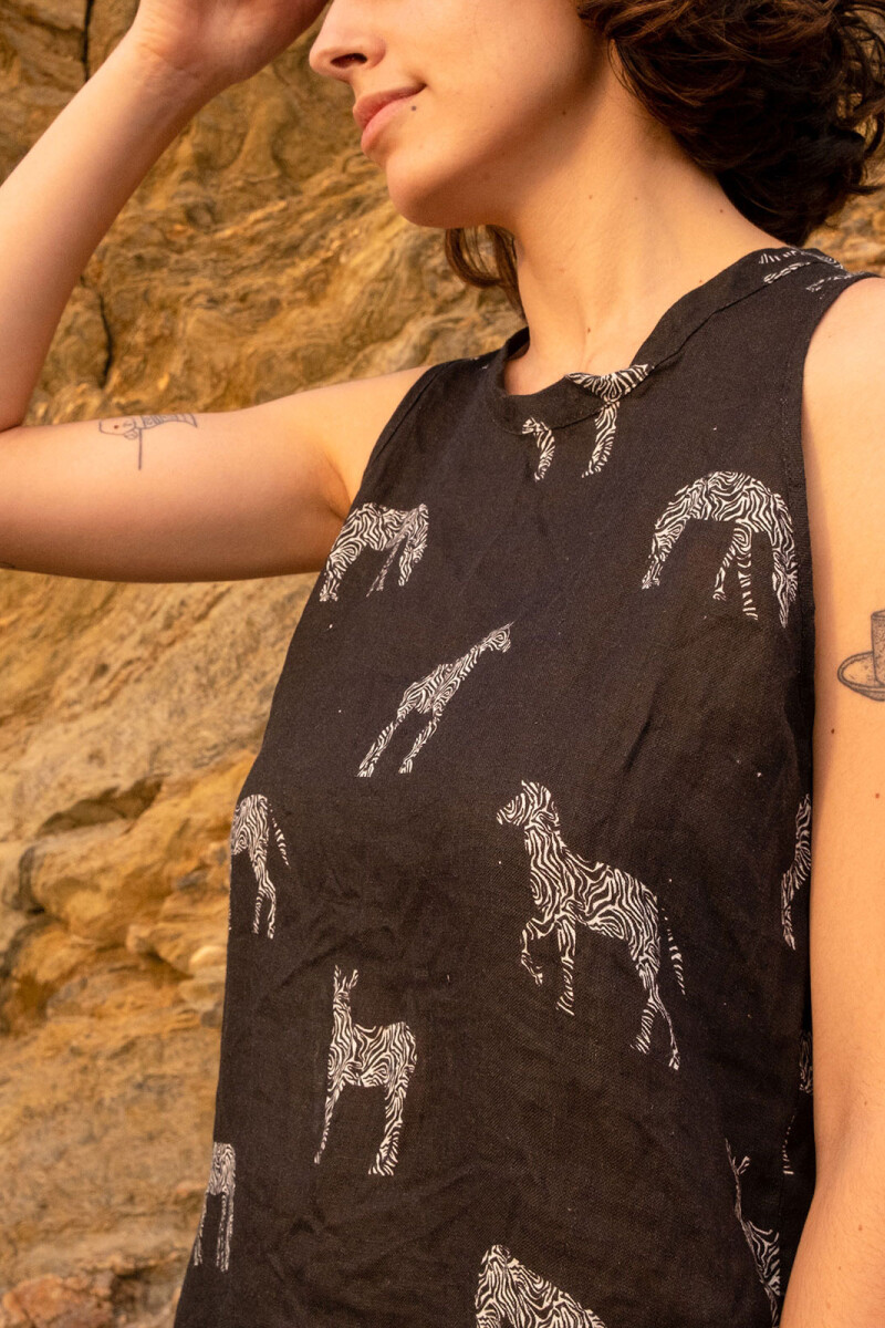 TEE DRESS Negro
