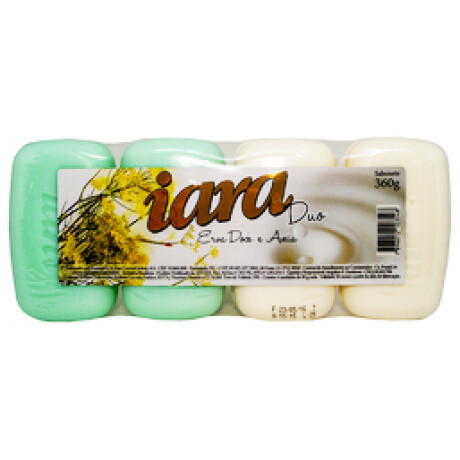 JABON DE TOCADOR IARA AVENA Y ERVA X4 UN 90 GR JABON DE TOCADOR IARA AVENA Y ERVA X4 UN 90 GR