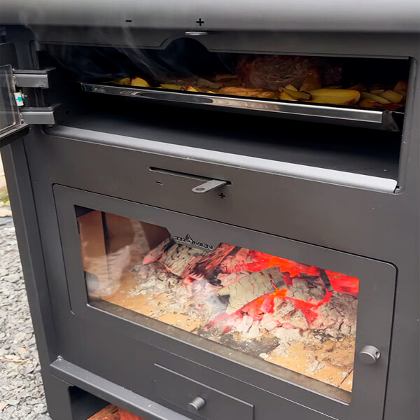Calefactor Tromen Pehuen P22 Con Horno Integrado CALEFACTOR TROMEN P22 CON HORNO 32314