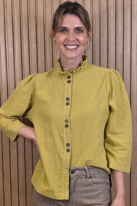 Camisa Carlita Pistacho