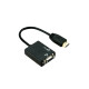 Cable Adaptador para PC HDMI Macho a VGA Hembra Cable Adaptador para PC HDMI Macho a VGA Hembra