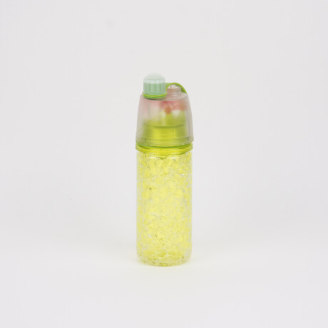 Botella Con Gel Enfriante Y Pulverizador Verde