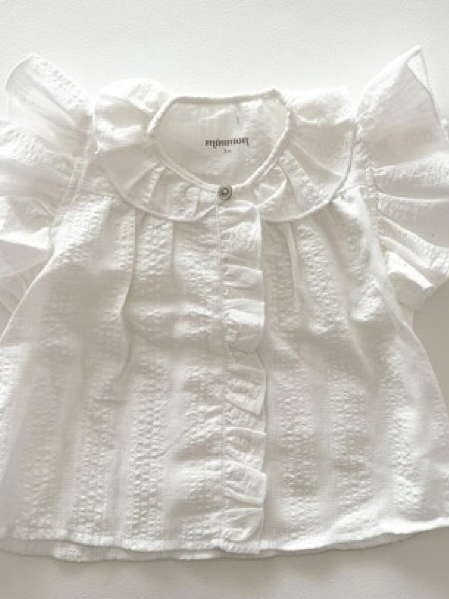 Camisa Kiki Ruga blanco Camisa Kiki Ruga blanco