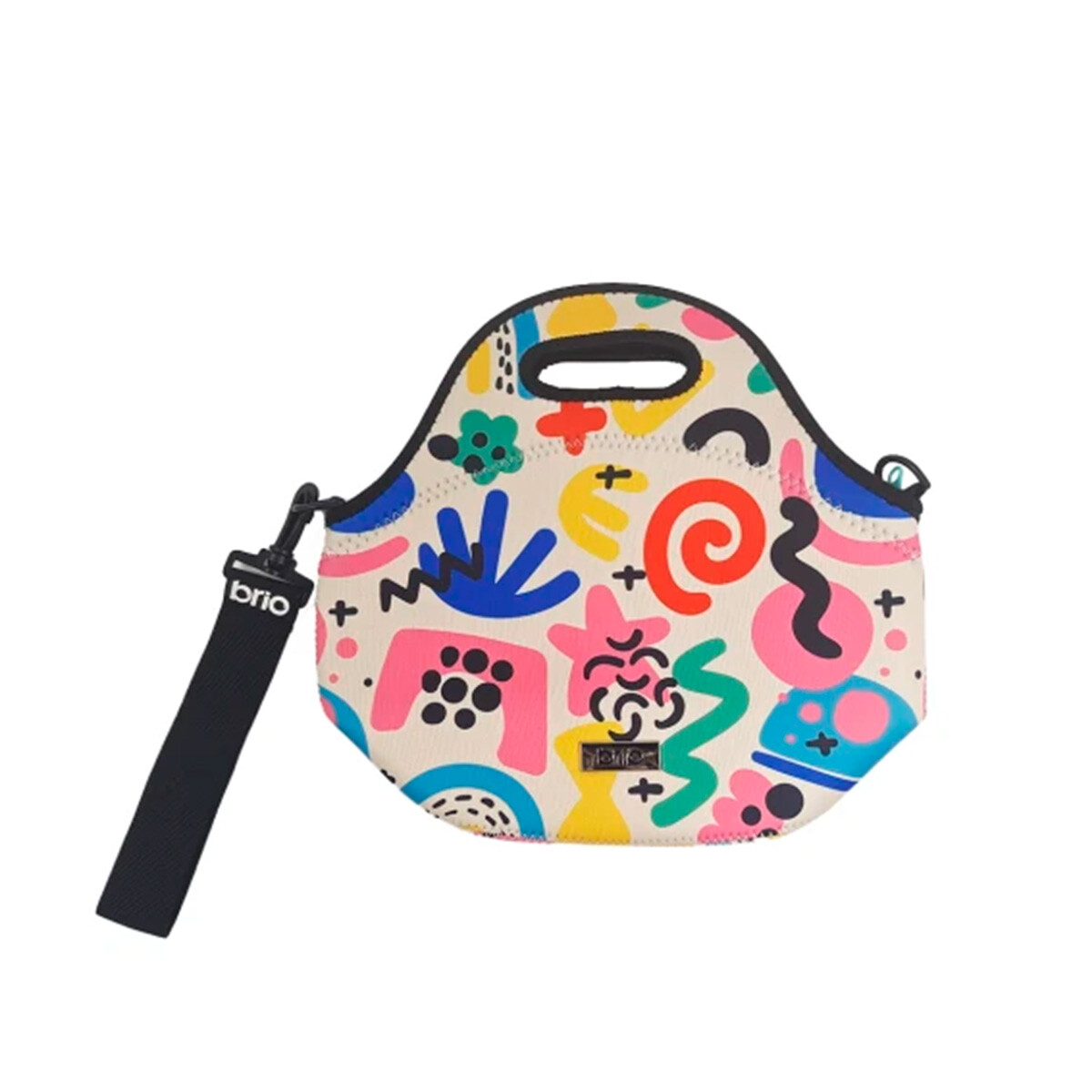 Lunchera Neopreno Brio Termica Varios Diseños Correa Asa COM
