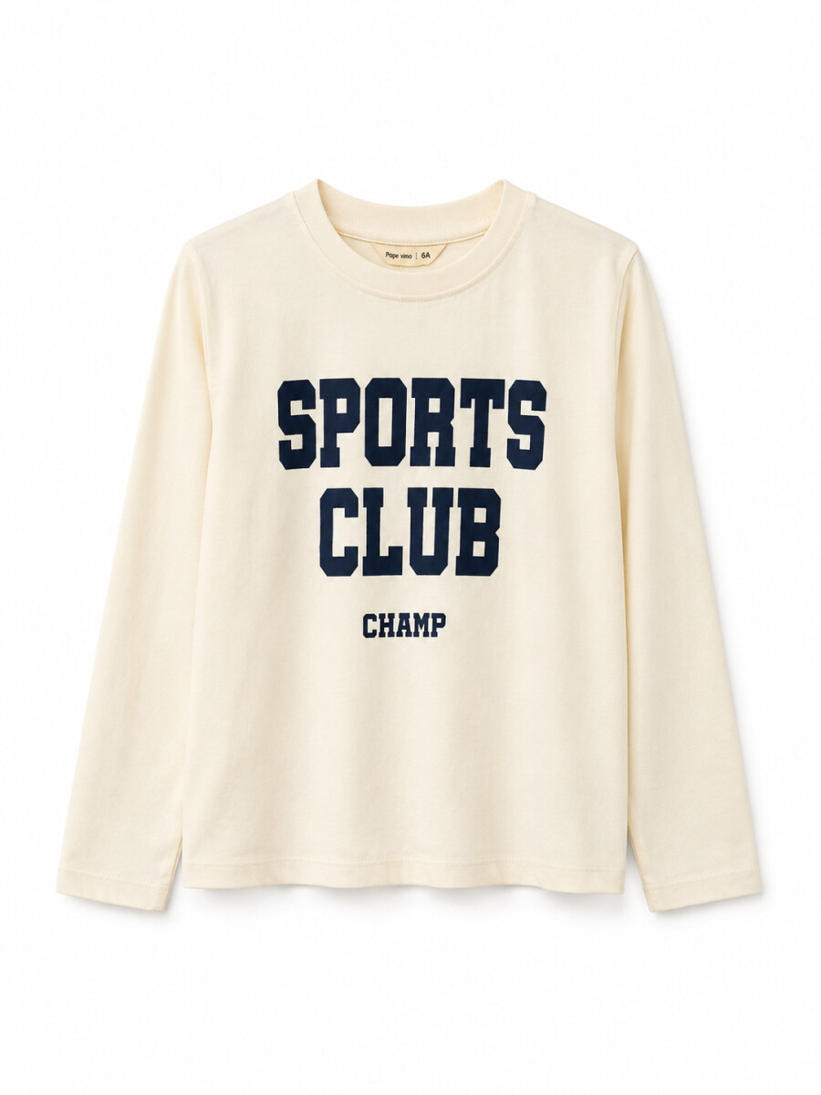 REMERA SPORT - OFF WHITE 