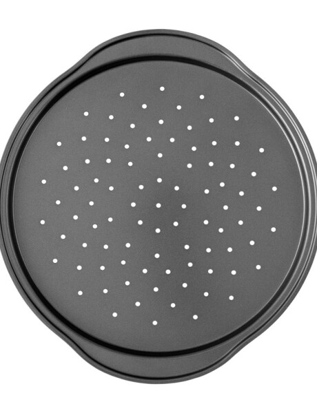 ASADERA PIZZA D33/H1.8CM FONDO PEROFORADO GRIS ANT ASADERA PIZZA D33/H1.8CM FONDO PEROFORADO GRIS ANT