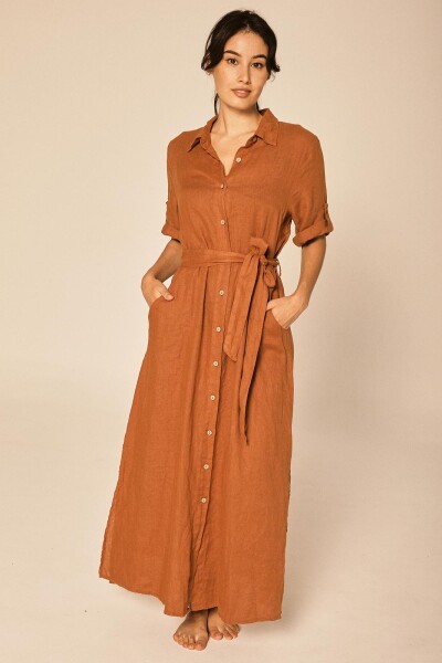 LU DRESS Camel