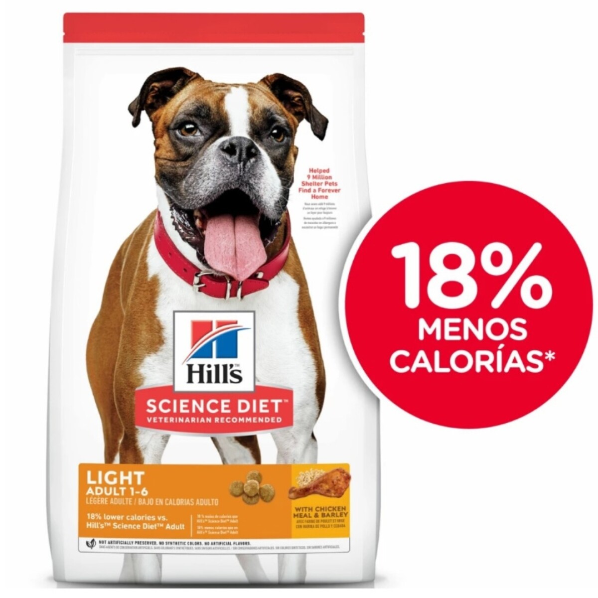 Hills Perro Adulto Light 6.8 Kg 