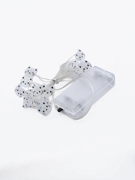 GUIA LED GATITO 20 LUCES BLANCO