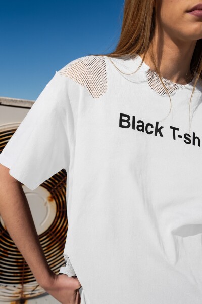 Remera Black T-shirt Blanco