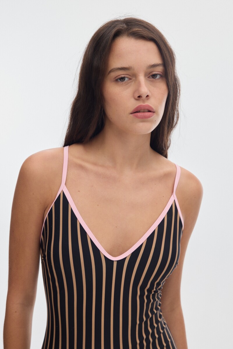 Malla Marina Stripes Black