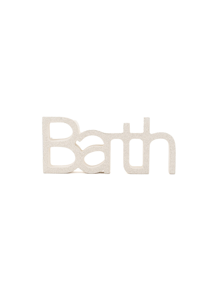 LETRAS BATH - BEIGE 