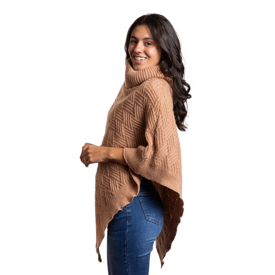CHERRY PONCHO CAMEL