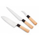 Juego de cuchillos japoneses 3 piezas MADERA