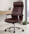 Silla de oficina Cromada Mariposa Vortex Marron