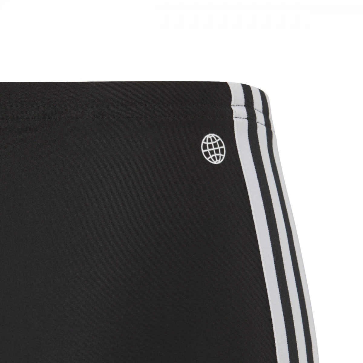 Short Adidas Classic 3-Stripes Swim Boxer de Niños - Negro 