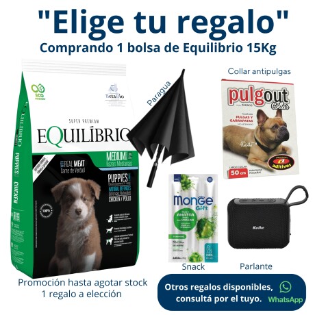 EQUILIBRIO PERRO CACHORRO 15+3 KG Equilibrio Perro Cachorro 15+3 Kg