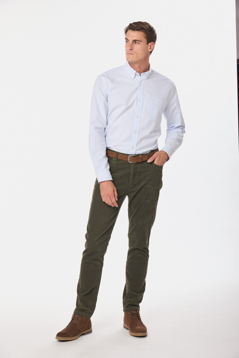 PANTALÓN DE PANA - Verde 
