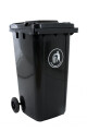 Contenedor De Residuos Negro - 240 Litros Contenedor De Residuos Negro - 240 Litros