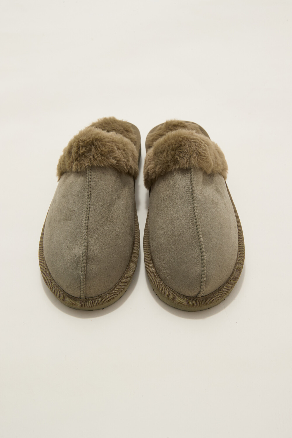 Pantuflas Pantusi Verde Grisaceo