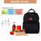 Mochila Lonchera Térmica Porta Laptop Matein 1162 Negro