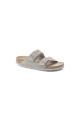 Arizona Soft Footbed - Suede Leather - Regular Stone Coin