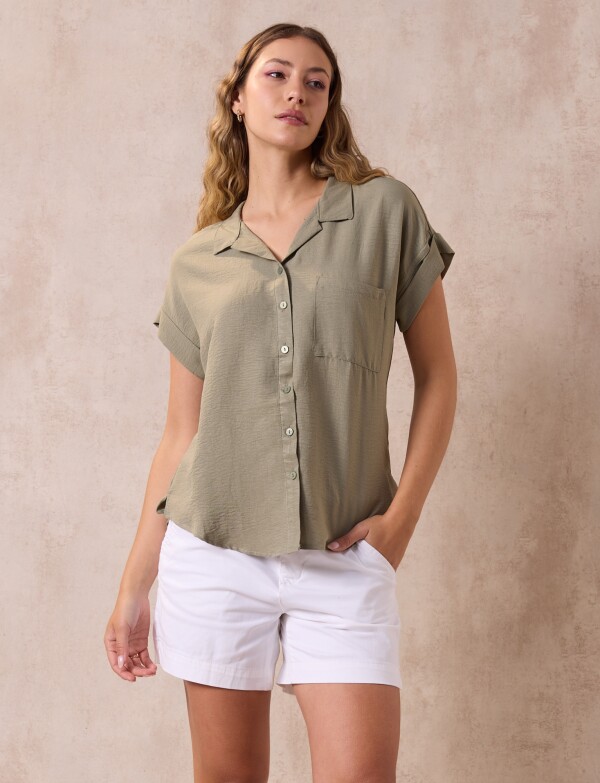 Camisa Bolsillo OLIVA