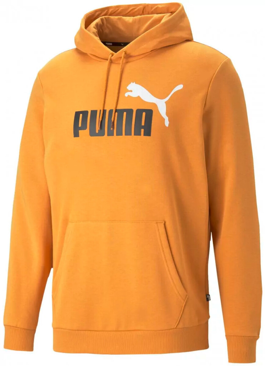 M ESS+2 COLOR BIG LOGO HOODIE TR - Crema 