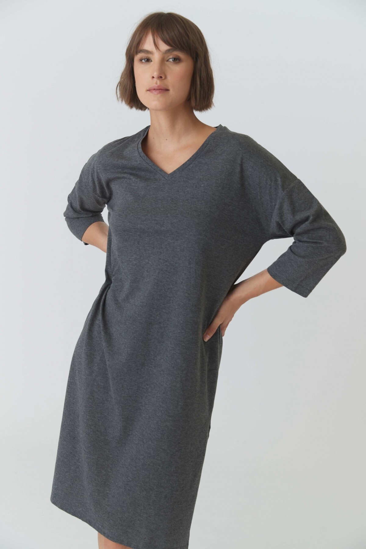 Camisón Mallie Gris Oscuro