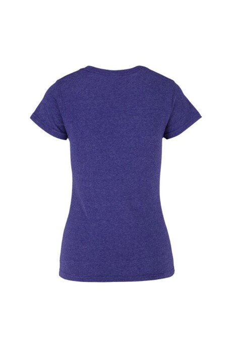 Camiseta jaspe a la base dama Morado jaspe