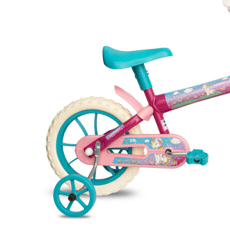 Bicicleta Infantil Verden Con Rueditas Montaña Rod 12 Violeta