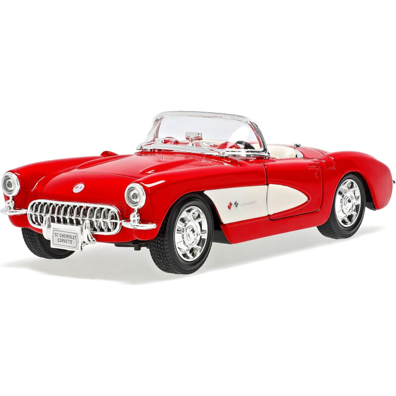 Chevrolet Corvette 1957 Coleccion Welly Original 1:24 Chevrolet Corvette 1957 Coleccion Welly Original 1:24