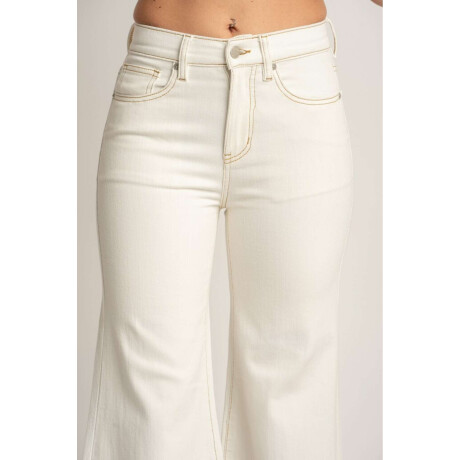 Jean Flared Wide Leg Nacar