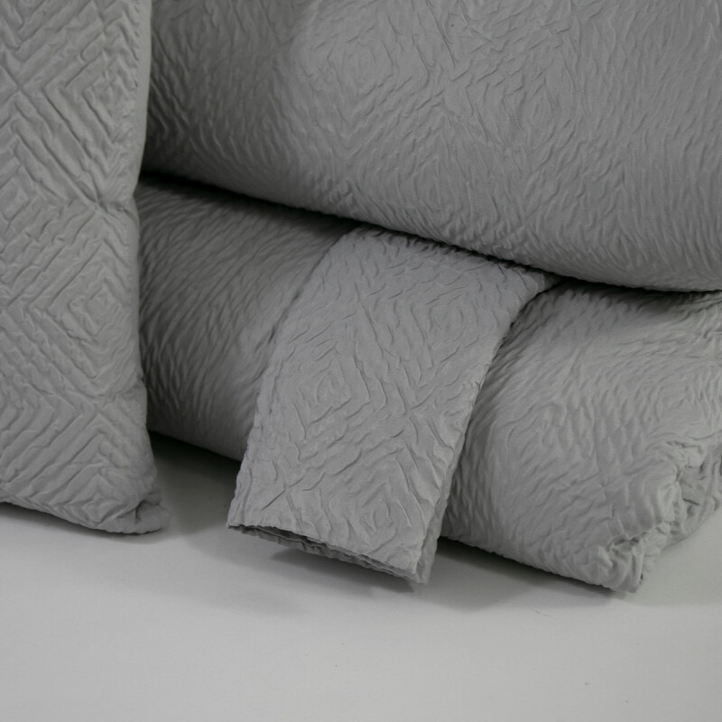 JGO EDREDON AVELLA GRIS QUEEN 229X229CM 5PZAS Unica