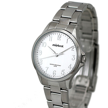 Reloj Mistral Clasico Acero Plata 07