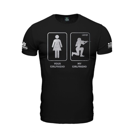 Remera manga corta Couple Negro