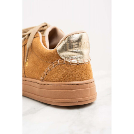 Zapatilla Gamuza Camel