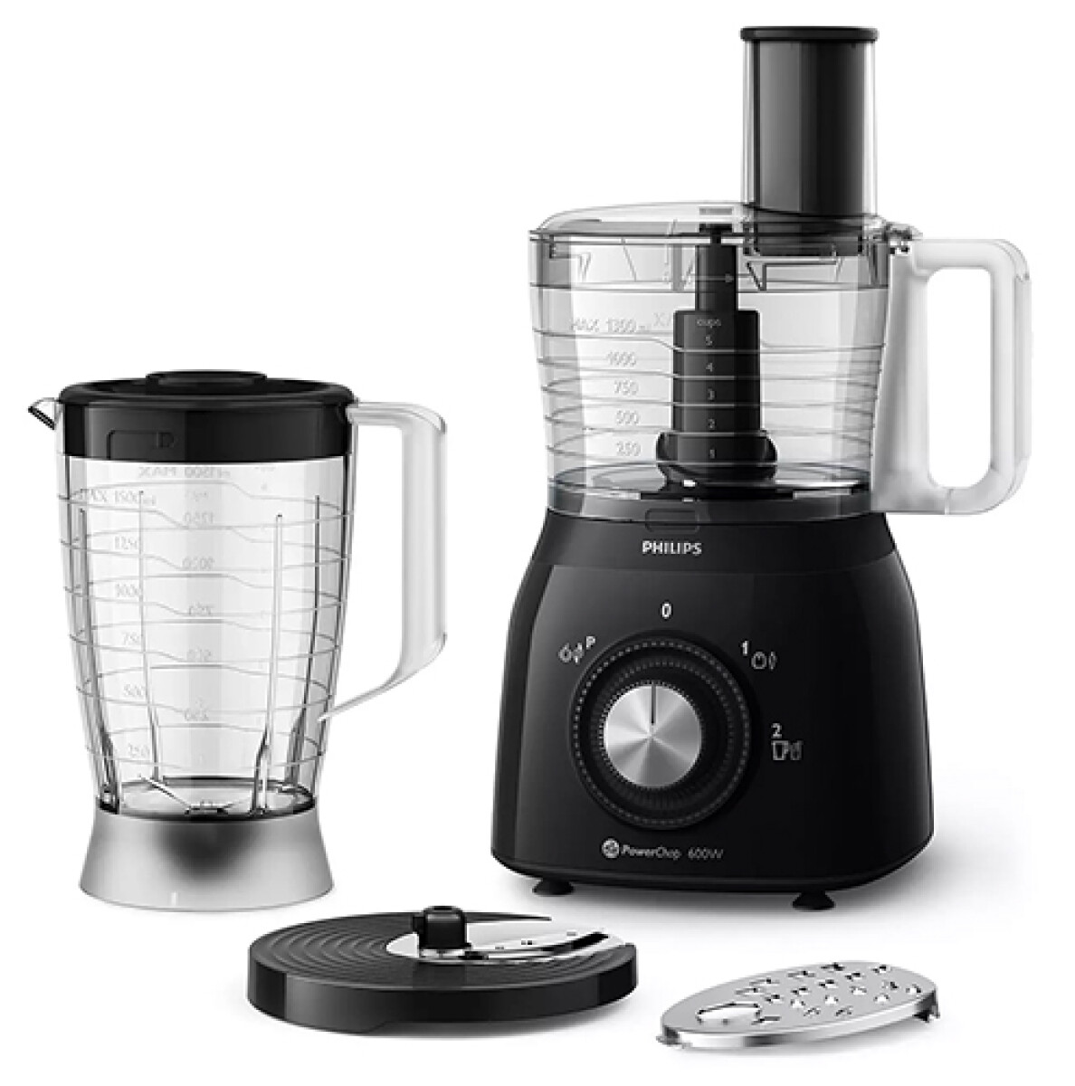 PROCESADOR PHILIPS HR 7301 c/Vaso Licuador -Negro - Sin color 