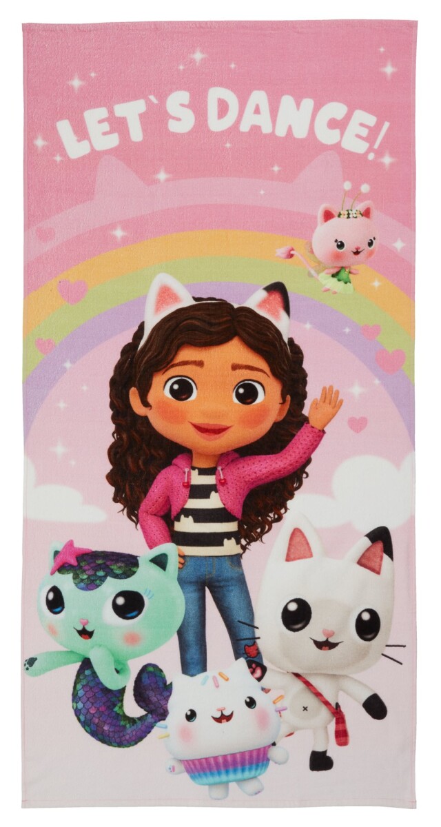 Toalla de ducha velour GABBY'S DOLLHOUSE 70x 
