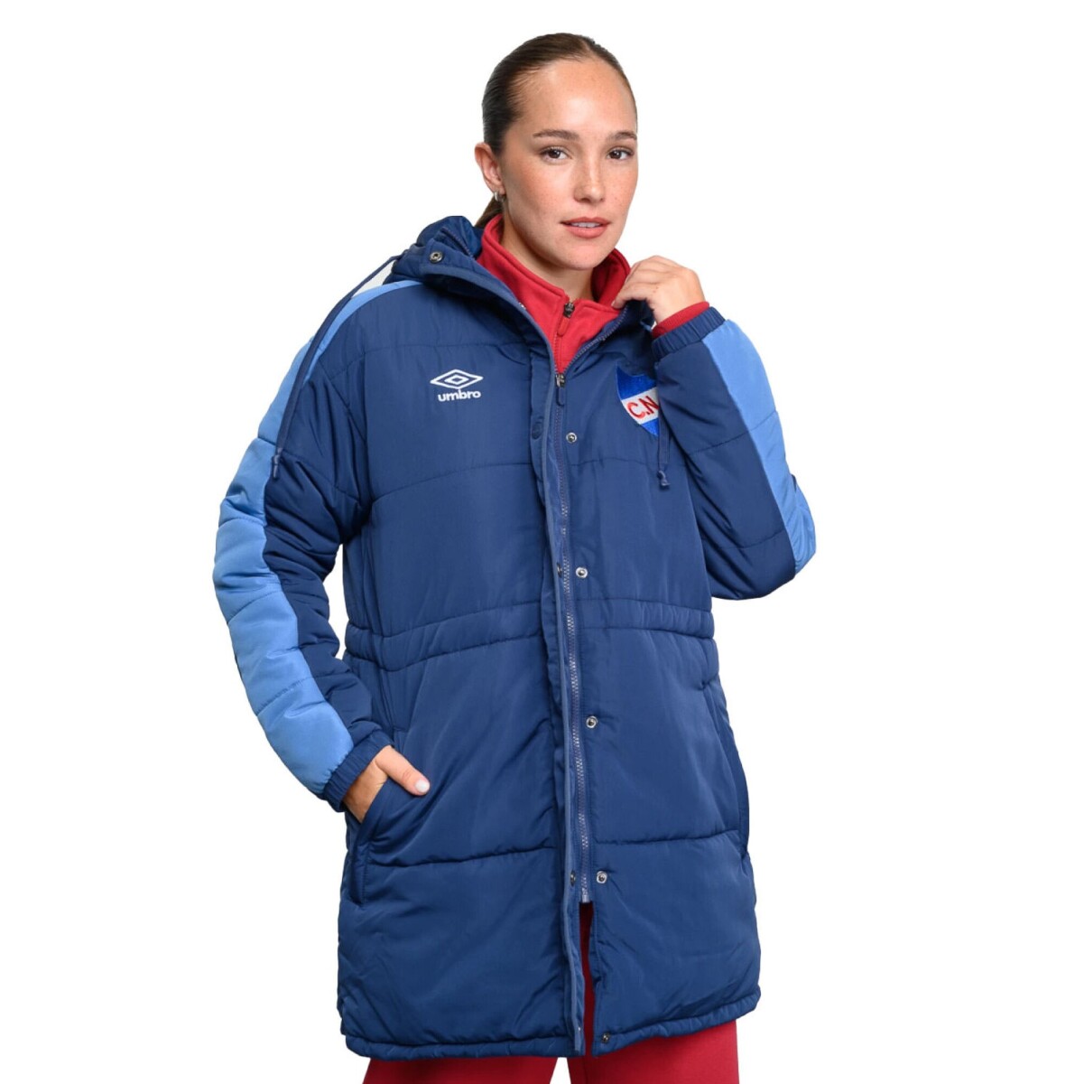 Campera de Mujer Umbro Edge Nacional - Azul Marino - Azul Piedra 