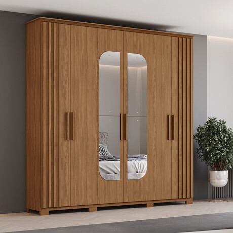 Ropero con espejos - 6 puertas 4 cajones internos Ropero con espejos - 6 puertas 4 cajones internos