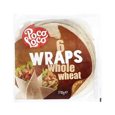 TORTILLA POCO LOCO INTEGRAL 25CMX 6PCS (WRAPS) TORTILLA POCO LOCO INTEGRAL 25CMX 6PCS (WRAPS)