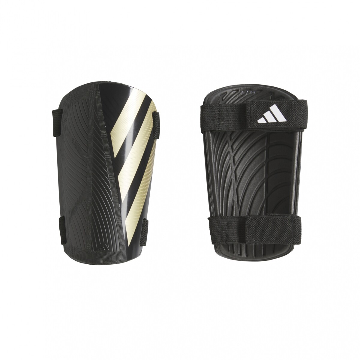 Canilleras de Entrenamiento adidas Tiro - Black / Gold Metal - Black / Gold Metallic / White 