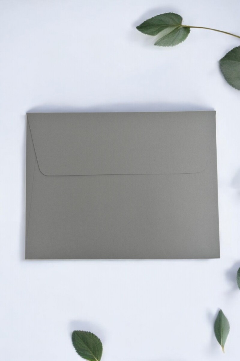 Sobre color 120 grs 14x18 cm. - GRIS 