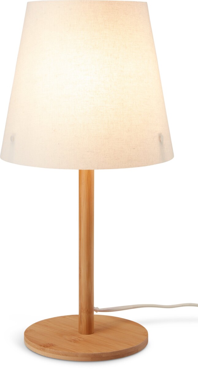 Lámpara mesa JULIUS Ø19xA39cm natural 