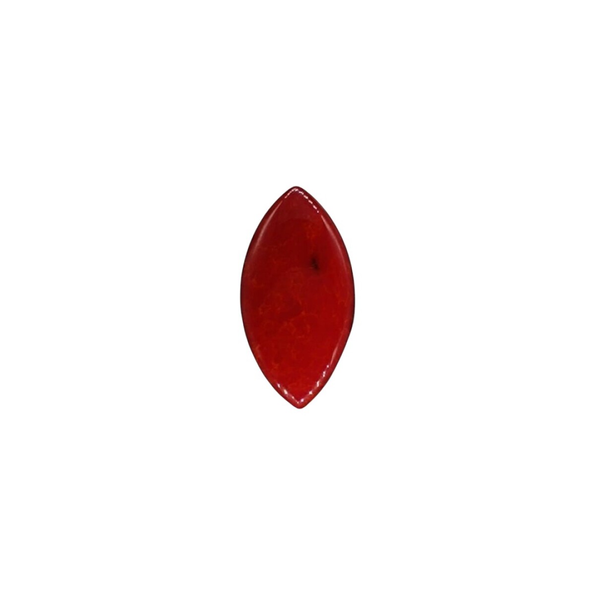Anillo Almendra Coral Rojo Plata 925 - AN4761 - sinpiedra 