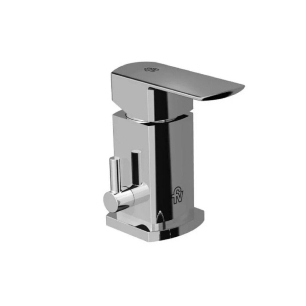 Grifería para Bidet Monocomando con Transferencia y Desborde Cromado Linea Abelia 