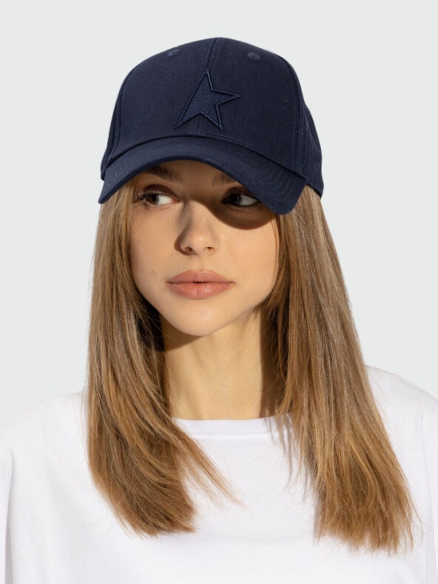 Golden Goose-Gorro con visera, Demos - Azul 